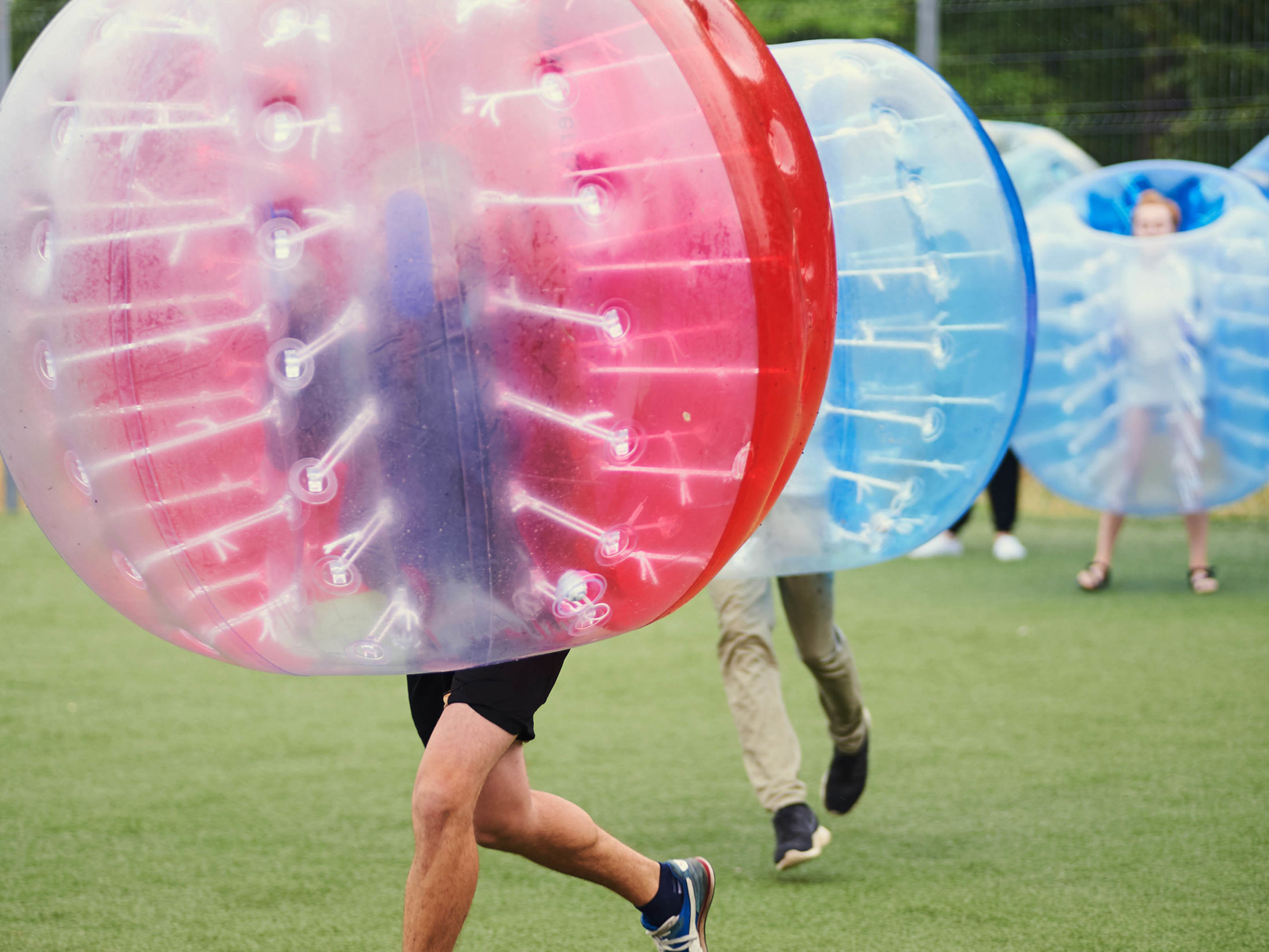 Bubble Football - Best Physical Team Building Activities